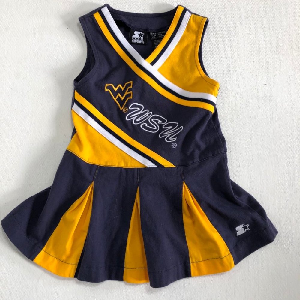 West Virginia University Cheerleader Girl 3T Dress